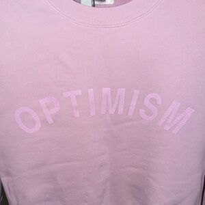 Madhappy Lavender Pink Optimism oversized Crewneck